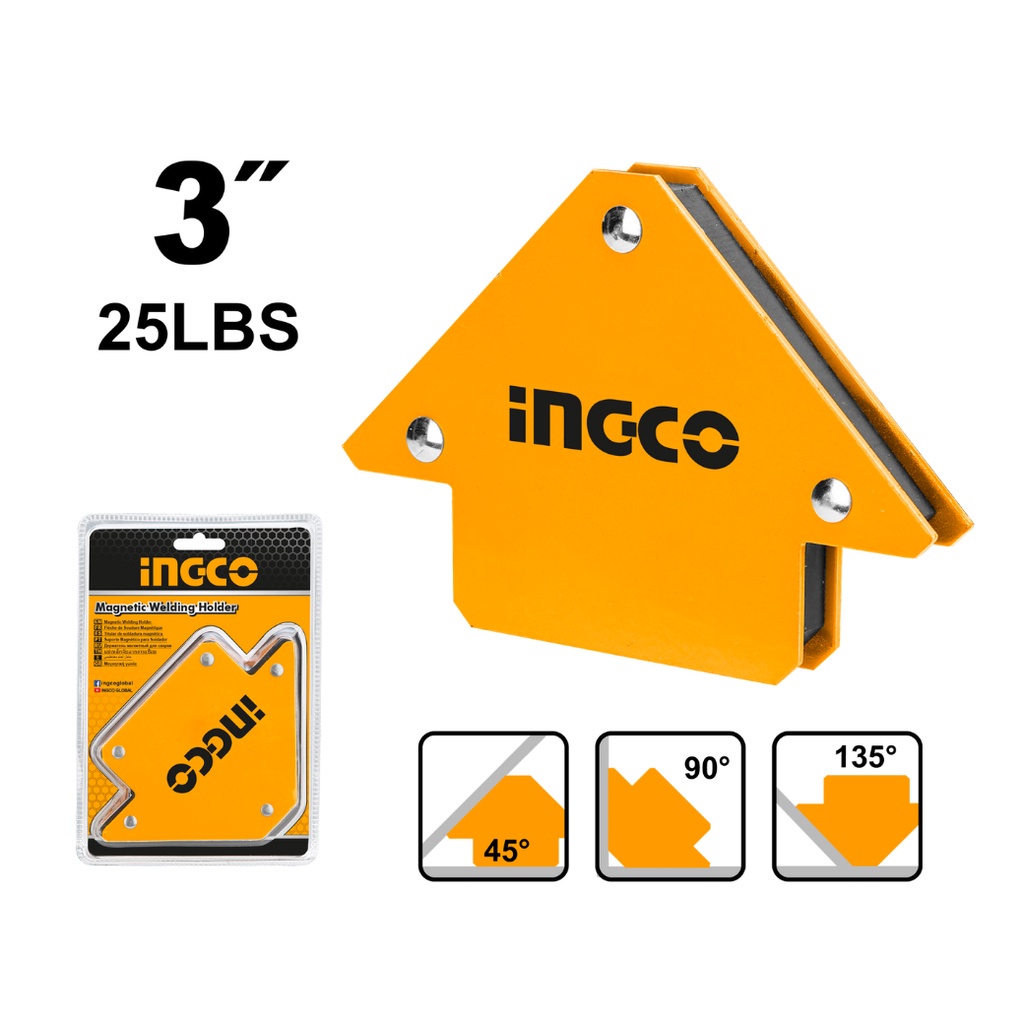 INGCO(อิงโก้)|  เครื่องมือ | แม่เหล็กจับฉาก 3″,4″,5″ AMWH25031, AMWH50041, AMWH50041 ราคา ถูกที่สุด ดีลบีเคเค แกลเลอรีภาพที่ 2