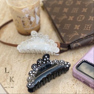 Lock and Keep Jewel กิ๊บฝังอะไหล่ Iris Embellished Hair Claw