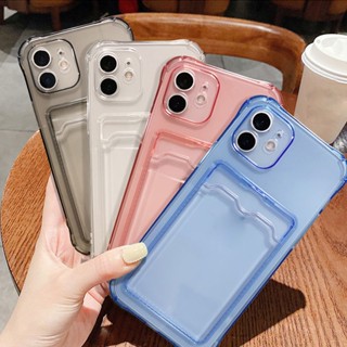 เคสใส ใส่บัตร สำหรับรุ่น Compatible For iPhone 14 11 12 13 Pro Max 14 13 12 11 Pro X XS Max 7 8 14 Plus SE 2020