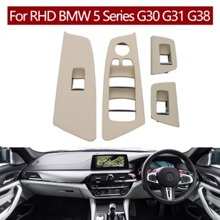 Rhd ฝาครอบสวิตช์หน้าต่างประตูรถยนต์ สําหรับ BMW 5 Series G30 G31 F90 2017-2020 525 528 530 540