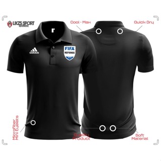 A&gt; เสื้อโปโลแขนสั้น ลายทีมชาติฟุตบอล Referee Jersey (2023) DX1-ADD- ชุดเหย้า สําหรับผู้ชาย