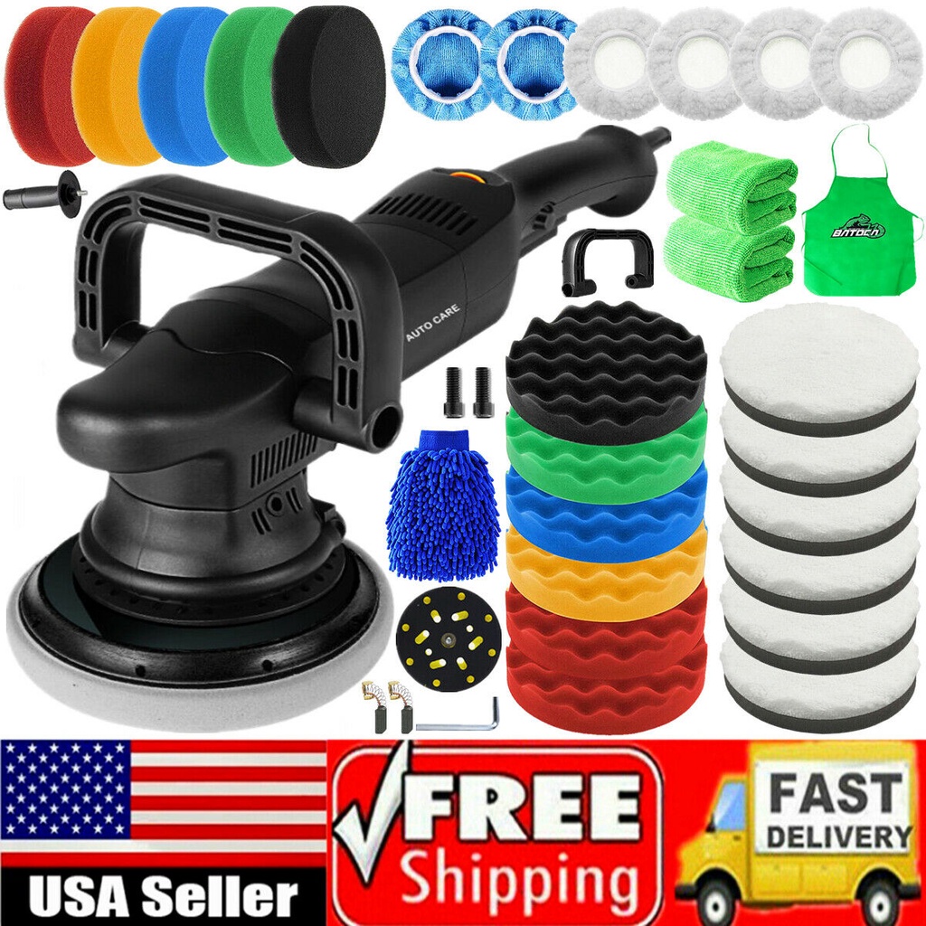 6inch Dual Action Car Polisher Buffer Sander Machine Polishing Pads
