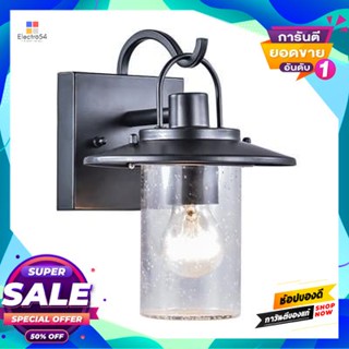 Lamp โคมไฟกิ่งภายนอก 1xE27 LUZINO รุ่น 0327-WD(BK) สีดำOutdoor Branch Lamp 1xE27 LUZINO Model 0327-WD(BK) Black