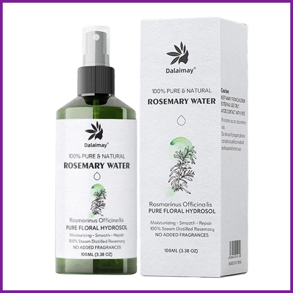 Rosemary Hydrosol สําหรับผิวหน้า Moisturizing Water Face Moisturizer น้ําเหมาะสําหรับทุกสภาพผิว Perf