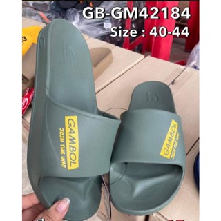 (GM42184)รองเท้าแตะผู้ชาย GAMBOL/GM42184 โลโก้ข้าง รองเท้าแบบสวม