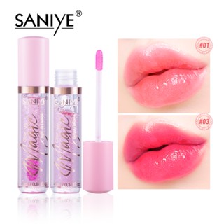 Saniye ลิปบาล์ม 3 สี เปลี่ยนสีได้ ติดทนนาน 27 กรัม L1246