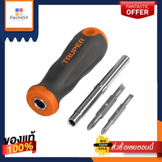 INTERCHANGEABLE ชุดไขควงชุด TRUPER 4IN1 (DT-4) 14200INTERCHANGEABLE SCREWDRIVER 4IN1 TRUPER (DT-4) 14200