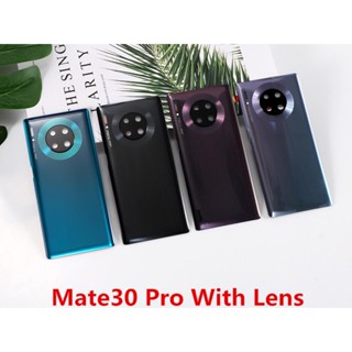 Mate30 เคสด้านหลัง พร้อมโลโก้ และกาวเลนส์กล้อง แบบเปลี่ยน สําหรับ Huawei Mate 30 Pro