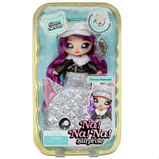 Na Na Na Surprise Glam Series Chrissy Diamond Fashion Doll ตุ๊กตา Na Na Surprise Glam Series ประดับเพชร ของเล่นสําหรับเด็ก