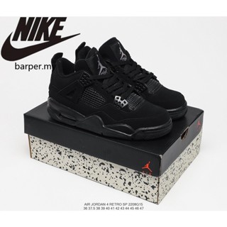 (BER) Nike Jordan Air Jordan 4 aj4 รองเท้าผ้าใบลําลอง กันลื่น ทนต่อการสึกหรอ สําหรับผู้ชาย และผู้หญิง เหมาะกับการเล่นกีฬา บาสเก็ตบอล (B;ac)