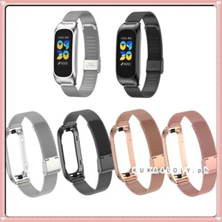 สายนาฬิกาข้อมือ สายสแตนเลสโลหะ สไตล์มิลาน สําหรับ OPPO band 0103