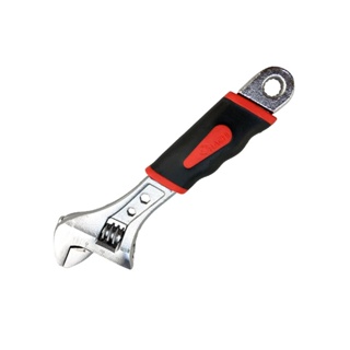 SATIN ประแจเลื่อนชุบซาติน HACHI 6 นิ้วSATIN PLATED ADJUSTABLE WRENCH HACHI 6"