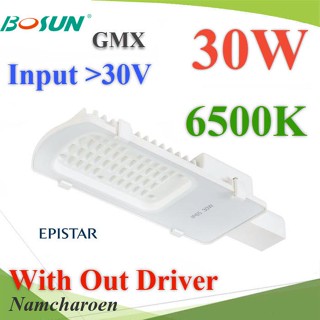 NC 30W LED โคมไฟถนน อลูมิเนียมโปรไฟล์ BOSUN DC 30V แสงสีขาว Bosun-GMX-30W-DIM