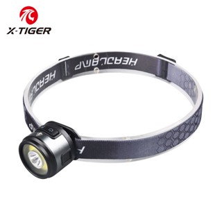 X-tiger ไฟฉาย LED COB อเนกประสงค์ ขนาดเล็ก เซนเซอร์ติดหัว สําหรับตกปลากลางแจ้ง