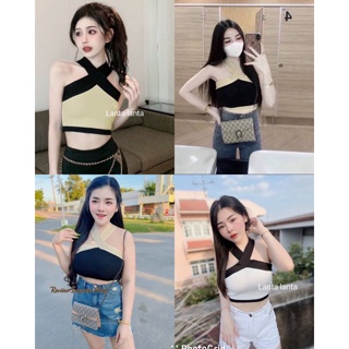 🎊mnv_shop🎊 🆕🆕🌸ครอปน่ารัก สุดแซ่บ สายตี้สาวเปรี้ยว ไม่ควรปล่อยผ่านต้องจัดครา เเมทง่ายมาก ใส่กับอาไรก้อสวยคราา💕❤️