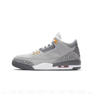 Fhap DZUM OD9N Air Jordan 3 รองเท้าผ้าใบลําลอง กันลื่น สีเทา สําหรับผู้ชาย เหมาะกับการเล่นบาสเก็ตบอล