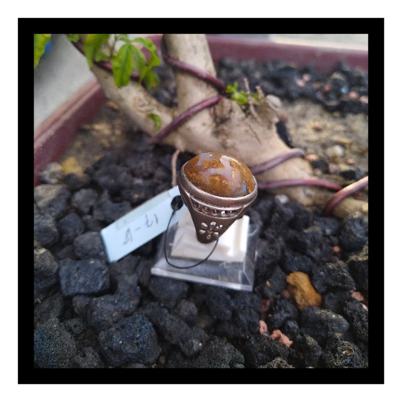 แหวนพลอยอาเกต Radiantcolor Uphold องศา แหวนธรรมชาติ