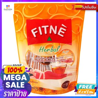 เครื่องดื่ม ฟิตเน่ สมุนไพรเก็กฮวย 75 กรัม Fitne Chrysanthemum Herb 75 g.ผงชงดื่ม