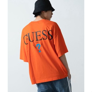 เสื้อยืดแขนสั้นลําลอง พิมพ์ลาย GUESS WEGO สําหรับผู้ชาย และผู้หญิง