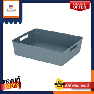 กล่องจัดเก็บอเนกประสงค์ Waffle KASSA HOME รุ่น TG54161-A4 สีเทาWaffle Storage Box  Model TG54161-A4 Gray Color