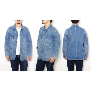 รอบอก 42 BURGUS PLUS Denim Coverall Wash ผ้า 14.25oz สภาพสวย