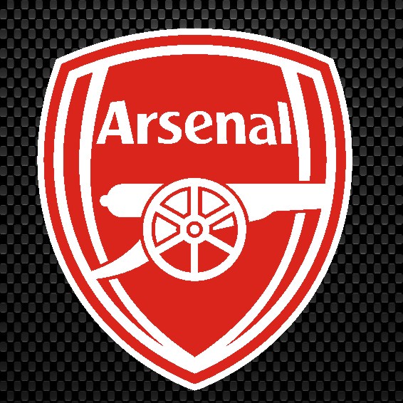 Arsenal สติกเกอร์ พีวีซีกันน้ำ ขนาด 7.8 x 9 cm ราคชิ้นละ 19 บาท