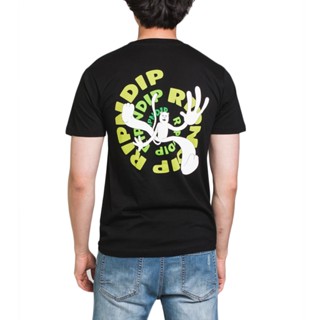 Ripndip เสื้อยืด แขนสั้น พิมพ์ลายแมวนิ้วกลาง ราคาถูก เหมาะกับฤดูร้อน สําหรับผู้ชาย ผู้หญิง