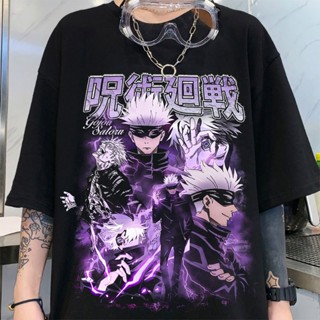 Women T-shirts Japanese Anime Jujutsu Kaisen Graphic t shirts  Gothic Short Sleeve Tshirt_02