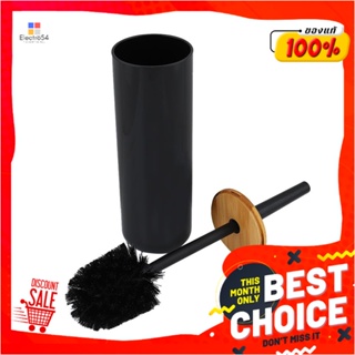 TOILET ชุดแปรงล้างสุขภัณฑ์พร้อมฐาน ACCO MOKU สีดำTOILET BRUSH SET ACCO MOKU BLACK