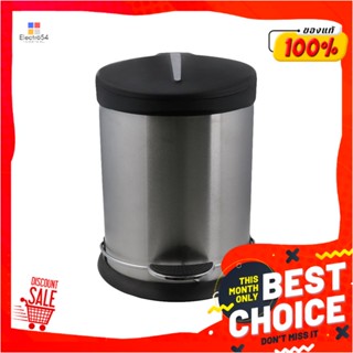 ROUND ถังขยะเหยียบกลม ACCO HP-008 ขนาด 5L สีเงินROUND DUSTBIN PEDAL ACCO HP-008 5L SILVER