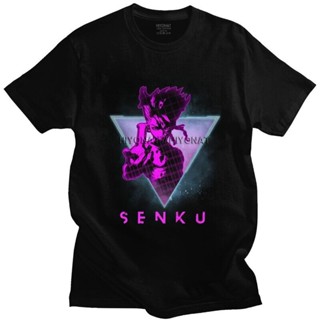 【Hot Sale T-Shirt】 Age reduction Dr Stone Senku Ishigamid Unique Japanese Anime Manga 100% Cotton Mens T-shirt Bir_08