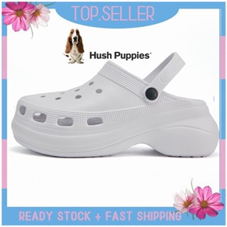 Hush Puppies รองเท้าแตะ ส้นแบน สไตล์เกาหลี ขนาดใหญ่ EU 40 41 สําหรับผู้หญิง