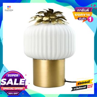 Lamp โคมไฟตั้งโต๊ะ (E27x1) LUZINO รุ่น L201108 สีขาว - ทองTable Lamp (E27x1) LUZINO L201108 White - Gold