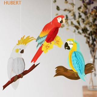 Hubert กระดาษลายรังผึ้ง หลากสี สไตล์ฮาวาย สําหรับแขวนตกแต่งบ้าน ห้องนอน บาร์ ห้องเรียน วันเกิด