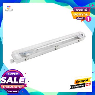 LED-T8 โคมกันน้ำกันฝุ่น IP65 LED-T8 2x8 วัตต์ PHILIPS รุ่น TLED SE WT069 L600 ขนาด 10 x 65 x 9 ซม. สีขาวWaterproof IP65