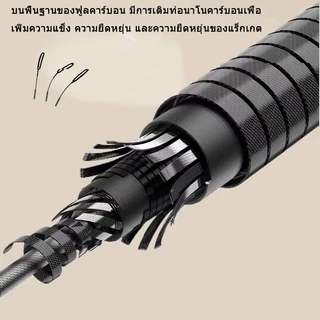 ไม้แบดมินตัน 5uคาร์บอนไฟเบอร์ 75g น้ำหนักเบาเป็นพิเศษสำหรับผู้ใหญ่ ทนทาน ไม้แบดมินตัน