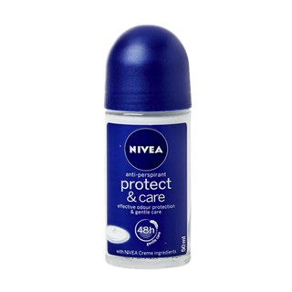 SuperSale63 นีเวีย 50ML NIVEA นีเวียโรลออนชาย ลูกกลิ้งนีเวีย 50 ML สูตร นีเวียร์โรลออนโพรเทคแอนด์แคร์ 50 มล.