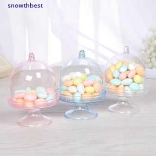 [Snowth] กล่องพลาสติกใส สําหรับใส่ขนมหวาน DIY [zkm]