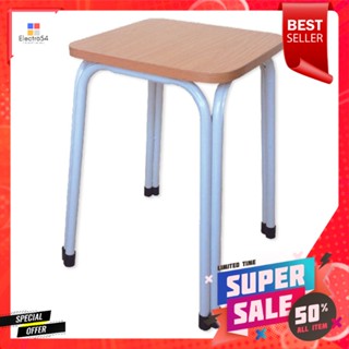 เก้าอี้เหลี่ยมหน้าไม้ Stoolรุ่นSTRONGStackable#Strong