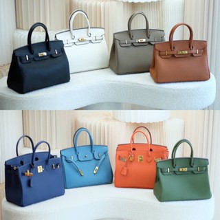 กระเป๋า ทรง BIRKIN  หนัง togo มาพร้อมสายยาว size 25 30cm