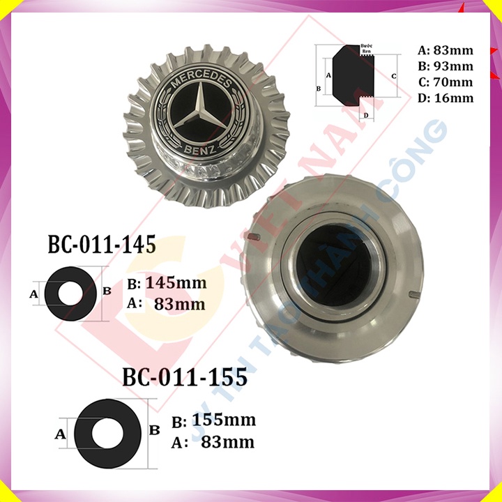 Maybach BC-011 ฝาครอบล้อและฝาครอบล้อรถ Logo