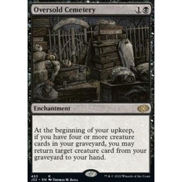 Oversold Cemetery การ์ด Magic The Gathering ของแท้จากชุด Jumpstart 2022