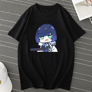 New fashion style tshirt Cartoon Yelan T-shirt Genshin Impact Graphic Tshirt Harajuku 100% Cotton Short Sleeve Tee_03