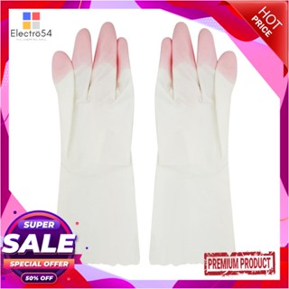 PVC ถุงมือ PVC SHALDAN SIZE S สีขาว/ชมพูPVC GLOVES SHALDAN SIZE S WHITE/PINK