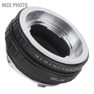 Nice photo NEWYI DKL‑LM Lens Adapter Ring สำหรับเลนส์เมาท์ DKL เพื่อให้พอดีกับตัวกล้อง Leica LM Mount