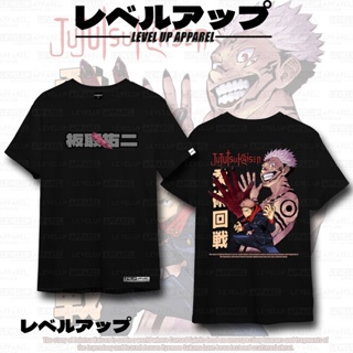 เสื้อยืด cotton Itadori X Ryomen Jujutsu Kaisen Anime Shirt_02