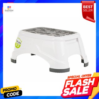 SQUARE เก้าอี้เหลียม หน้ายาง PLIM 16.7x36.8x24.5cm สีขาวSQUARE CHAIR WITH RUBBER COATING PLIM 16.7x36.8x24.5cm WHITE