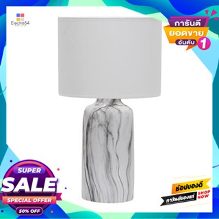 Lamp โคมไฟตั้งโต๊ะ Marble (E27x1) LUZINO รุ่น DE3551L(WH) สีขาวTable Lamp Marble (E27x1) LUZINO DE3551L(WH) White