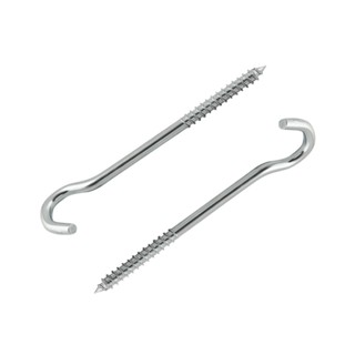 SCREW สกรูหัวห่วงตัวซี DEXZON 6X85 มม. 5 ตัวSCREW HOOKS DEXZON 6X85MM 5EA