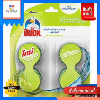 Duck(เป็ด) Duck เป็ดก้อน กรีนเลมอน 38 กรัม (4ก้อน) Duck, duck cubes, green lemon, 38 grams (4 pieces)ผงซักฟอก น้ำยาซักผ้